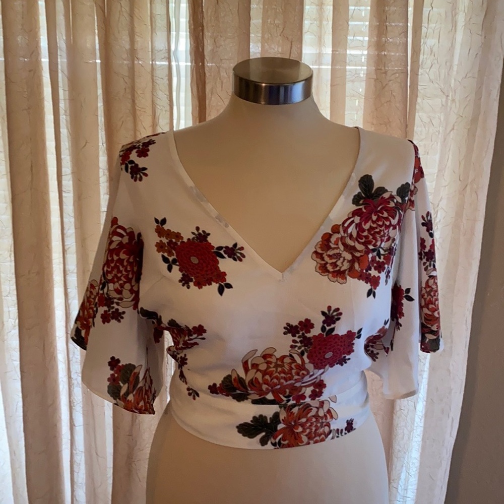 Express Plural crop top Blouse.